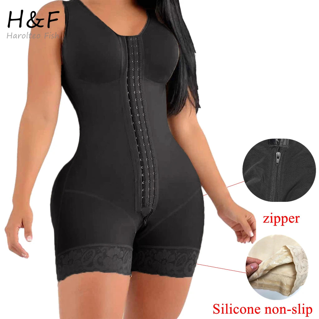 SculptFit Postpartum Compression Bodysuit – High-Waist Full Body Shaper