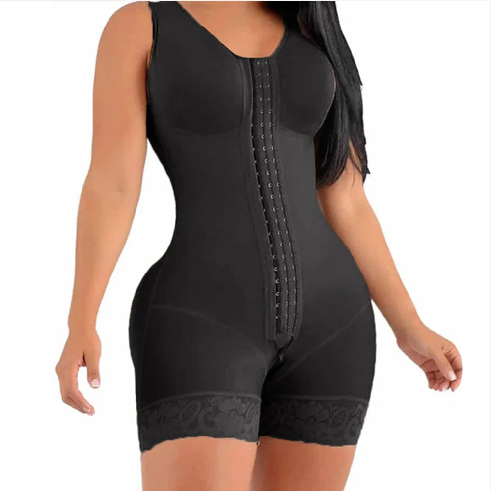 SculptFit Postpartum Compression Bodysuit – High-Waist Full Body Shaper