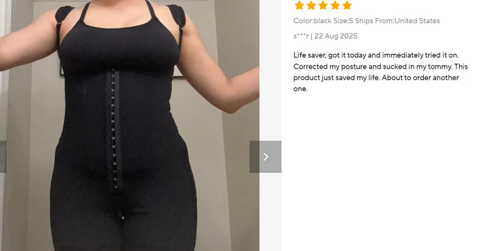 Tummy Control Corset with Adjustable Straps