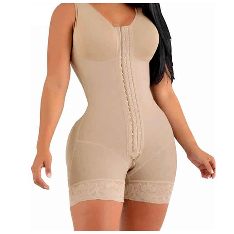 SculptFit Postpartum Compression Bodysuit – High-Waist Full Body Shaper