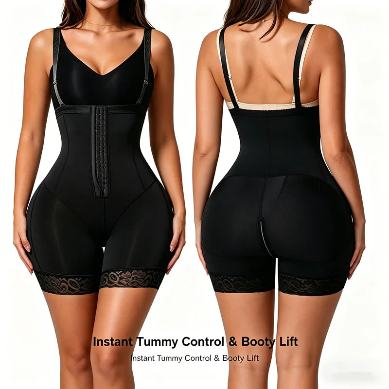 Postpartum Tummy Control Body Shaper Butt Lifter Bodysuit