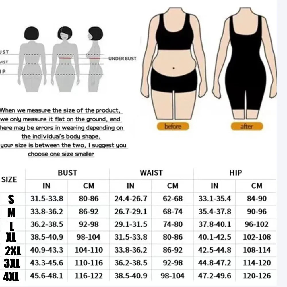 SculptFit Postpartum Compression Bodysuit – High-Waist Full Body Shaper