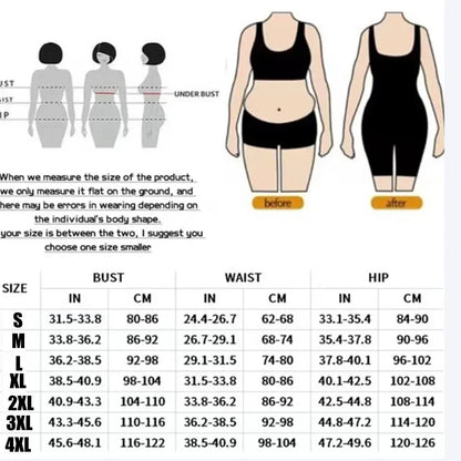 SculptFit Postpartum Compression Bodysuit – High-Waist Full Body Shaper