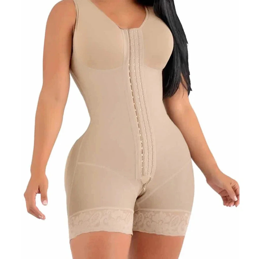 SculptFit Postpartum Compression Bodysuit – High-Waist Full Body Shaper