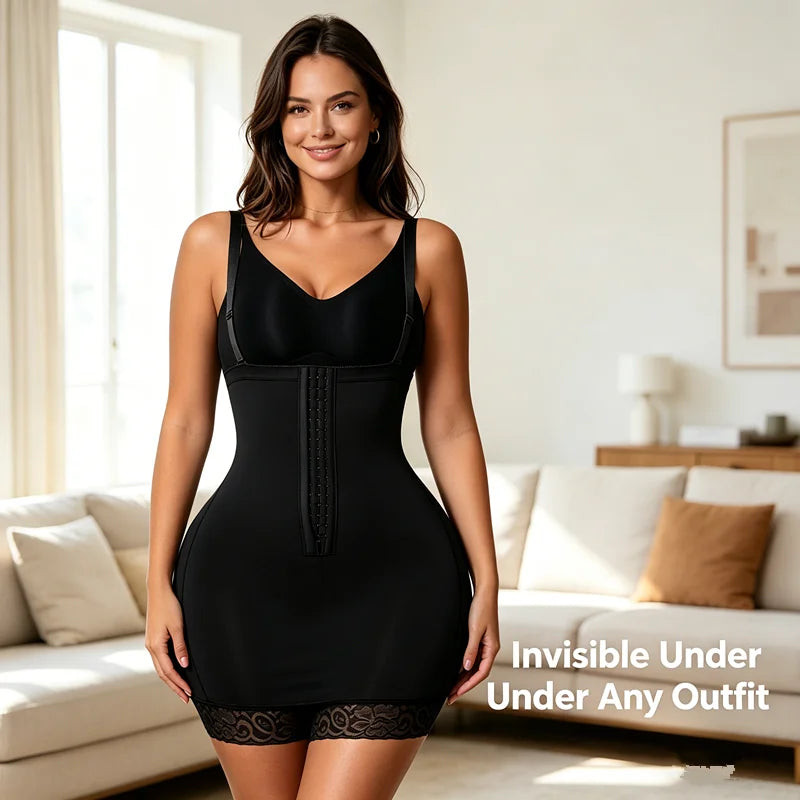 Postpartum Tummy Control Body Shaper Butt Lifter Bodysuit